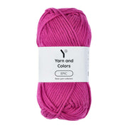 Yarn and Colors Epic 050 Purple Bordeaux - bol garen in deze kleur
