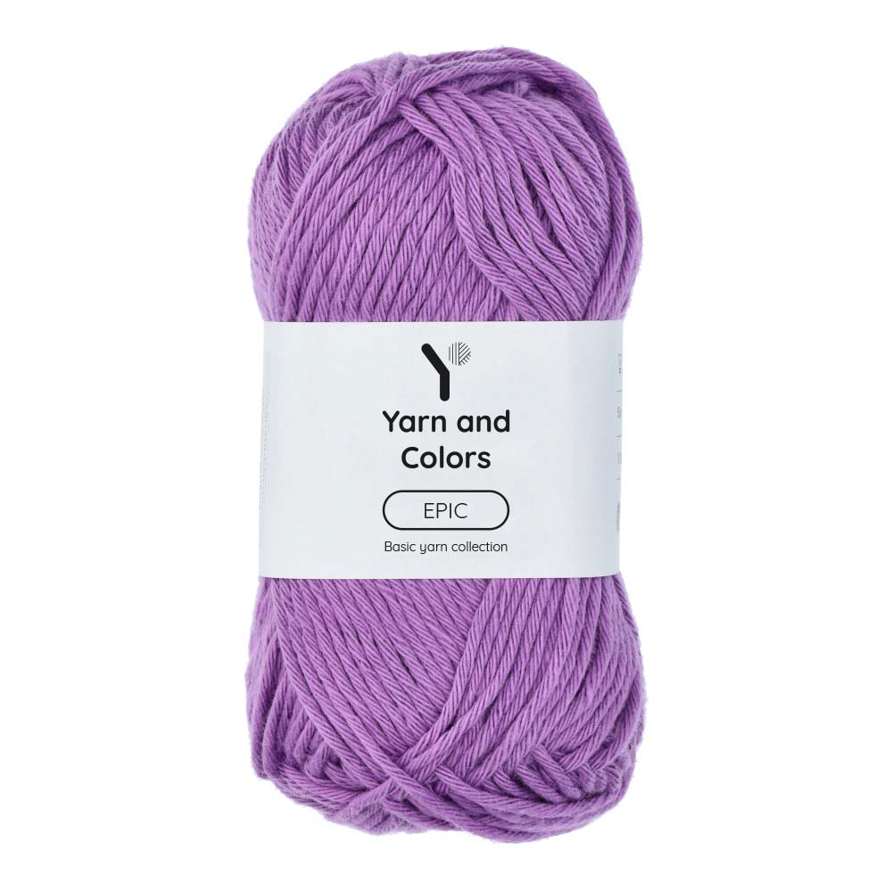 Yarn and Colors Epic 053 Violet - bol garen in deze kleur