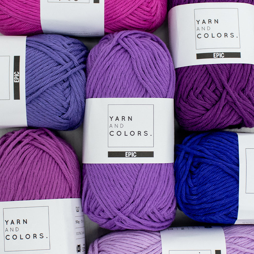 Paars — sfeerbeeld met Yarn and Colors Epic