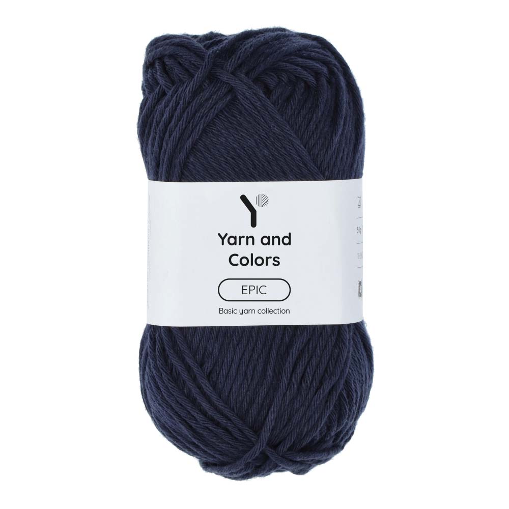 Yarn and Colors Epic 059 Dark Blue - bol garen in deze kleur