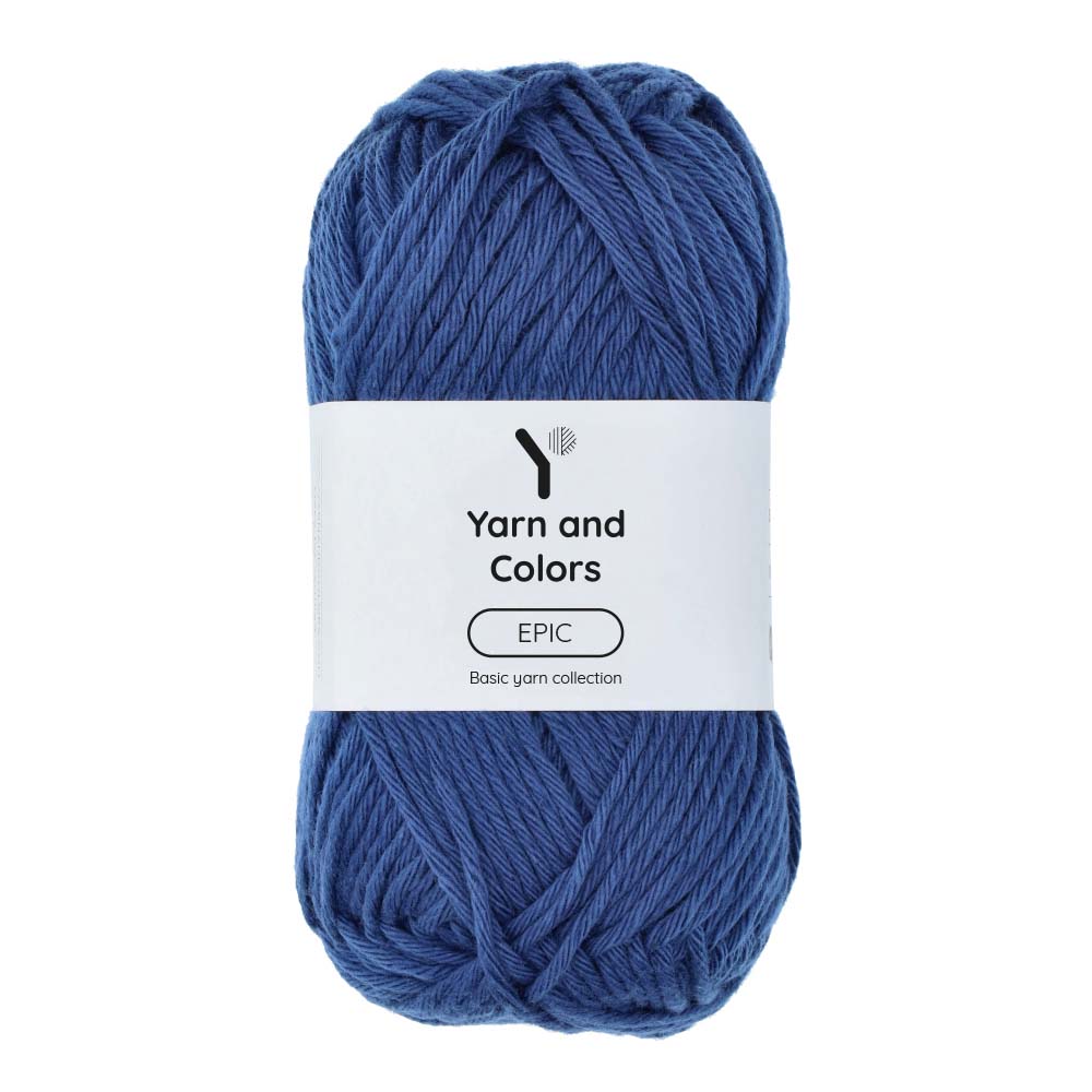 Yarn and Colors Epic 060 Navy Blue - bol garen in deze kleur