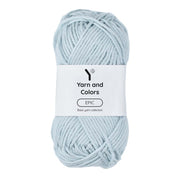 Yarn and Colors Epic 063 Ice Blue - bol garen in deze kleur