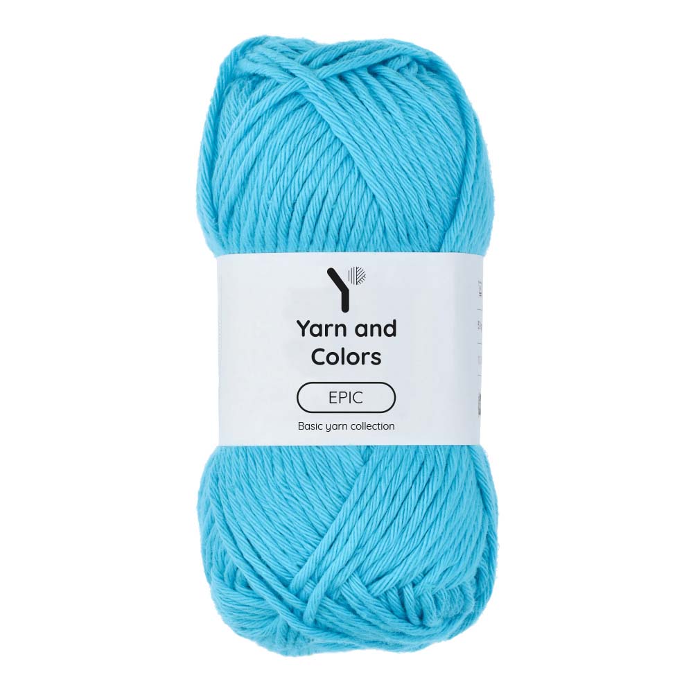 Yarn and Colors Epic 065 Turquoise - bol garen in deze kleur