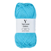 Yarn and Colors Epic 065 Turquoise - bol garen in deze kleur