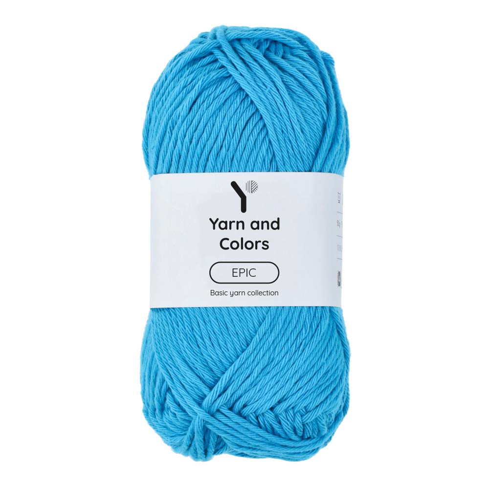 Yarn and Colors Epic 066 Blue Lake - bol garen in deze kleur