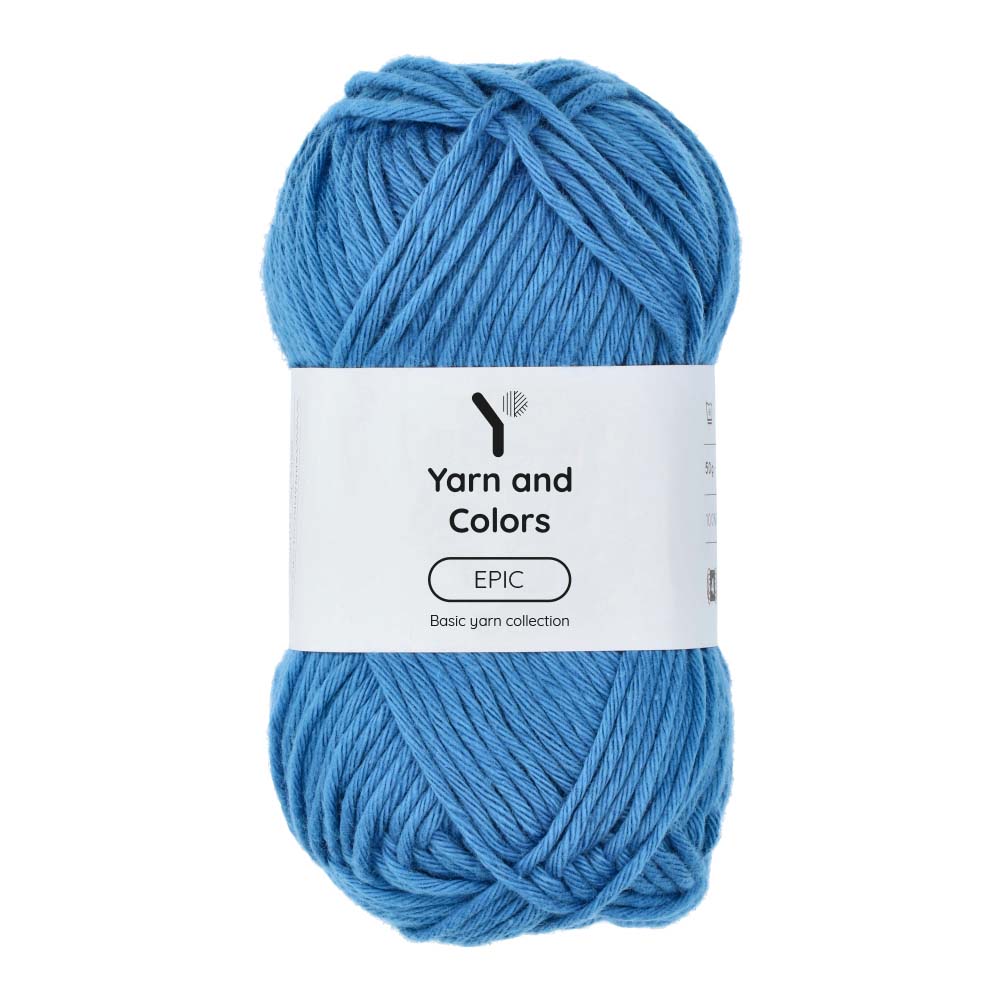Yarn and Colors Epic 067 Pacific Blue - bol garen in deze kleur