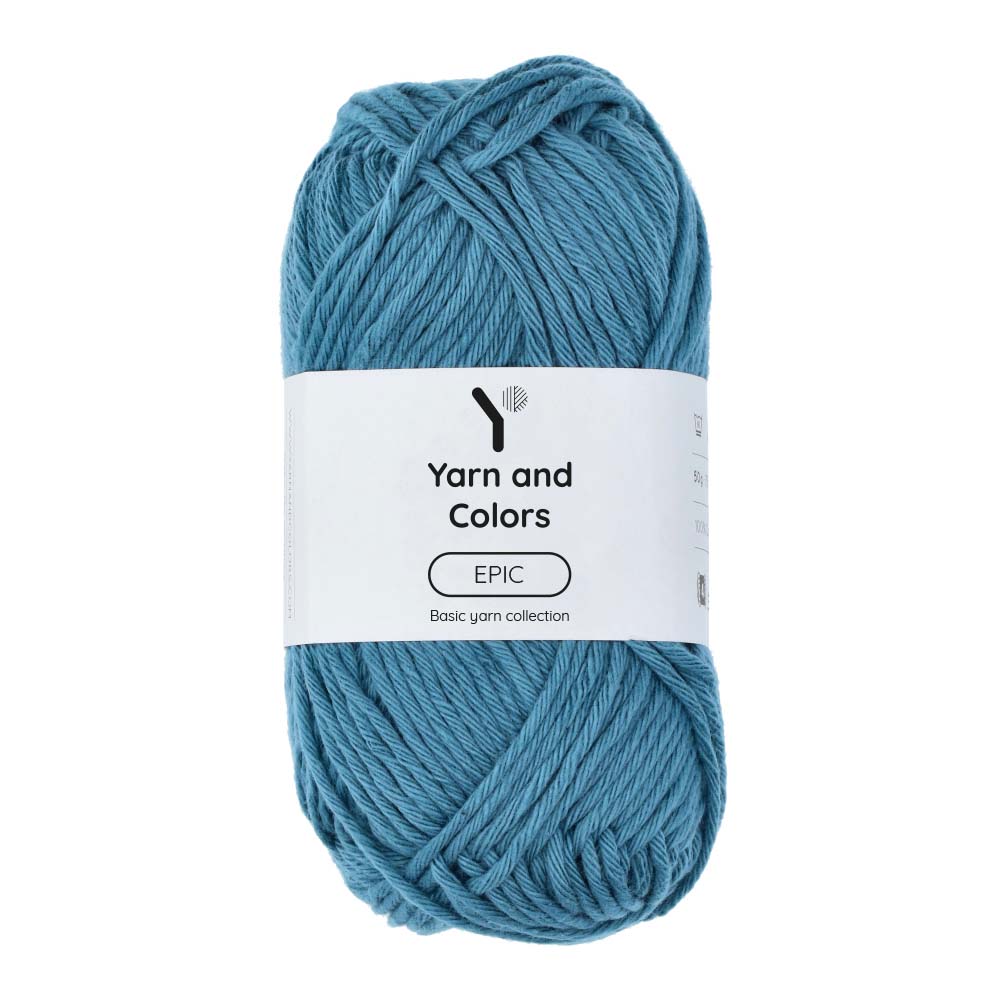 Yarn and Colors Epic 069 Petrol Blue - bol garen in deze kleur