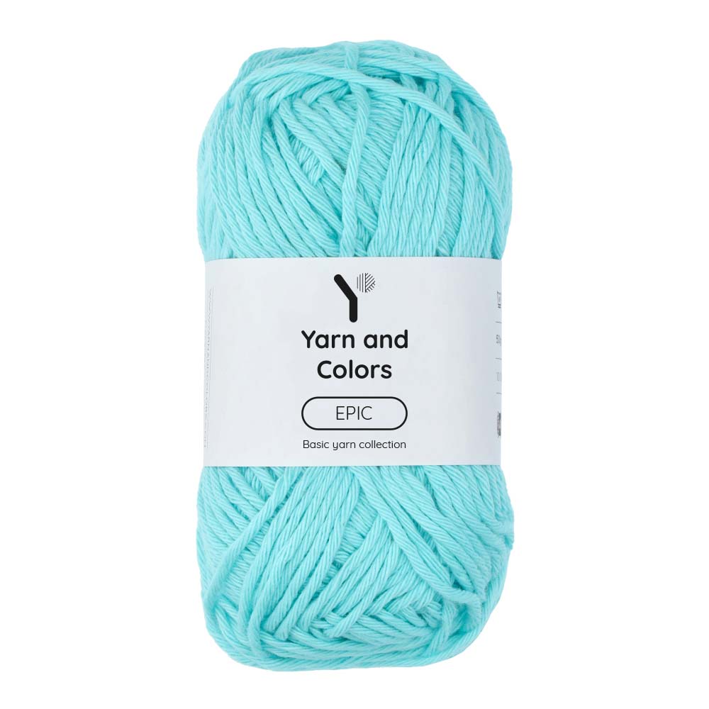 Yarn and Colors Epic 074 Opaline Glass - bol garen in deze kleur