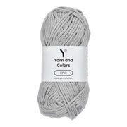 Yarn and Colors Epic 095 Soft Grey - bol garen in deze kleur
