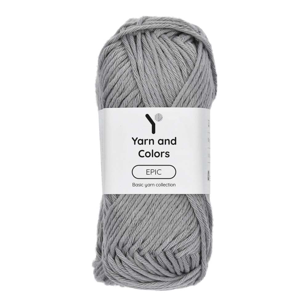 Yarn and Colors Epic 096 Shark Grey - bol garen in deze kleur