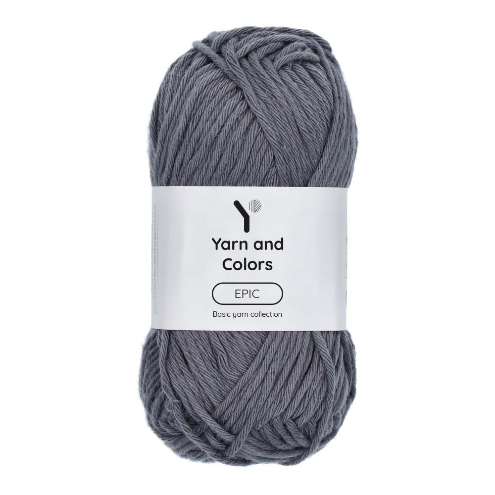 Yarn and Colors Epic 097 Shadow - bol garen in deze kleur