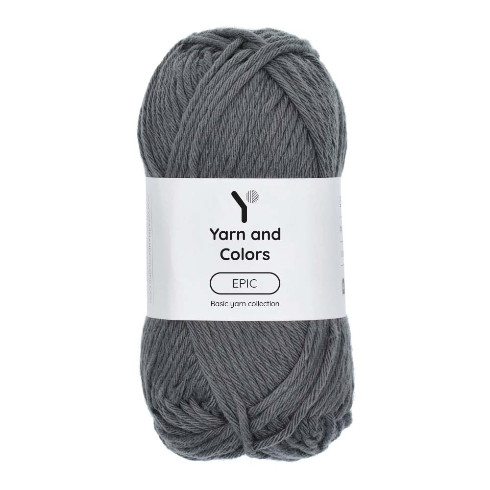 Yarn and Colors Epic 098 Graphite - bol garen in deze kleur