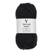 Yarn and Colors Epic 100 Black - bol garen in deze kleur