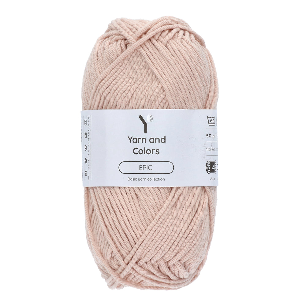 Yarn and Colors Epic 103 Blush - bol garen in deze kleur