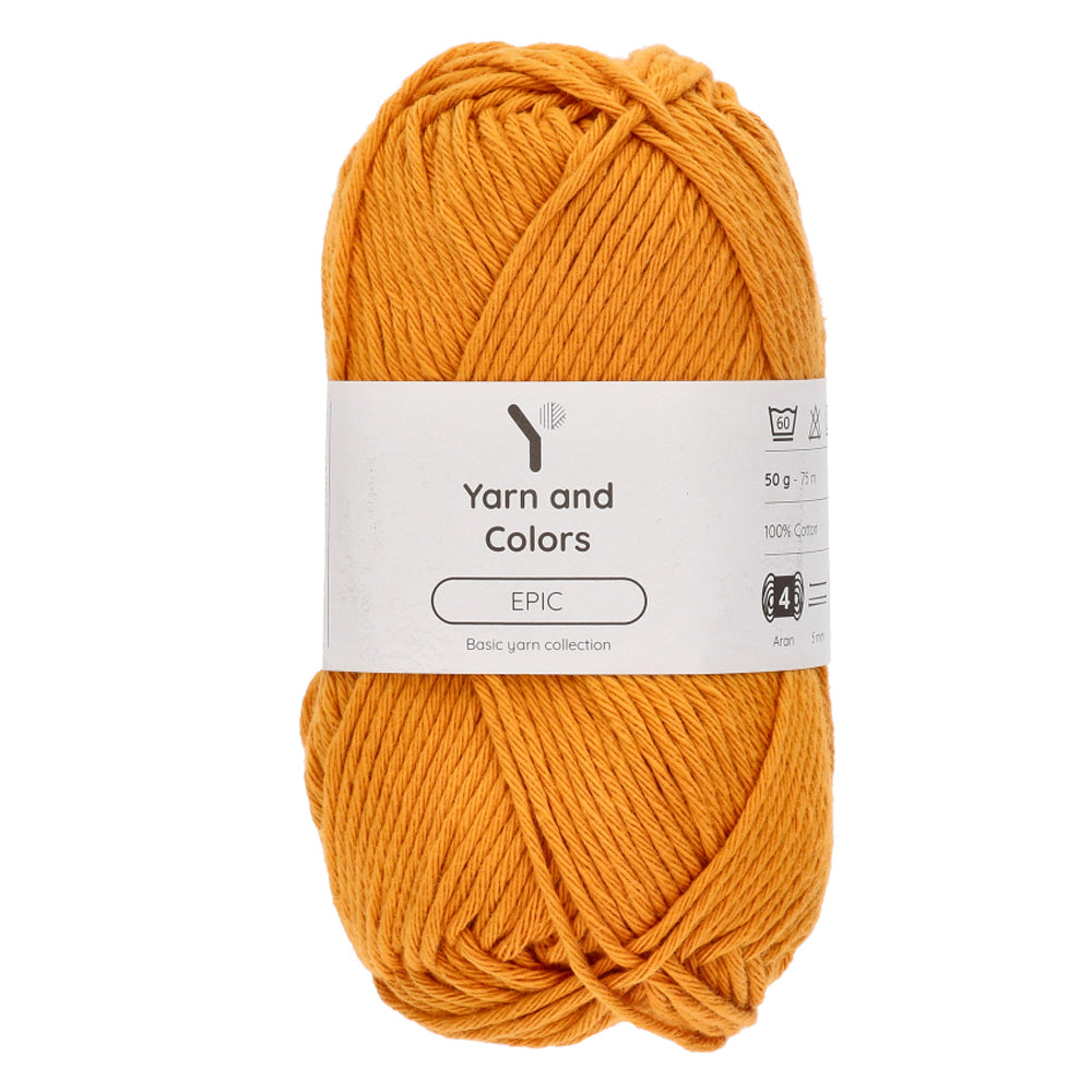 Yarn and Colors Epic 107 Ocher - bol garen in deze kleur