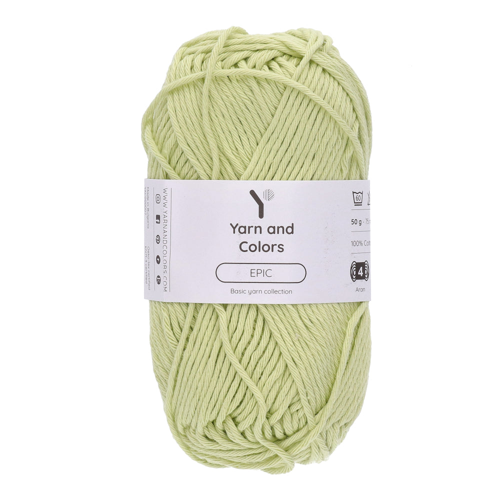 Yarn and Colors Epic 122 Lime - bol garen in deze kleur