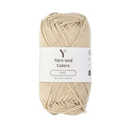 Yarn and Colors Epic 126 Sand - bol garen in deze kleur