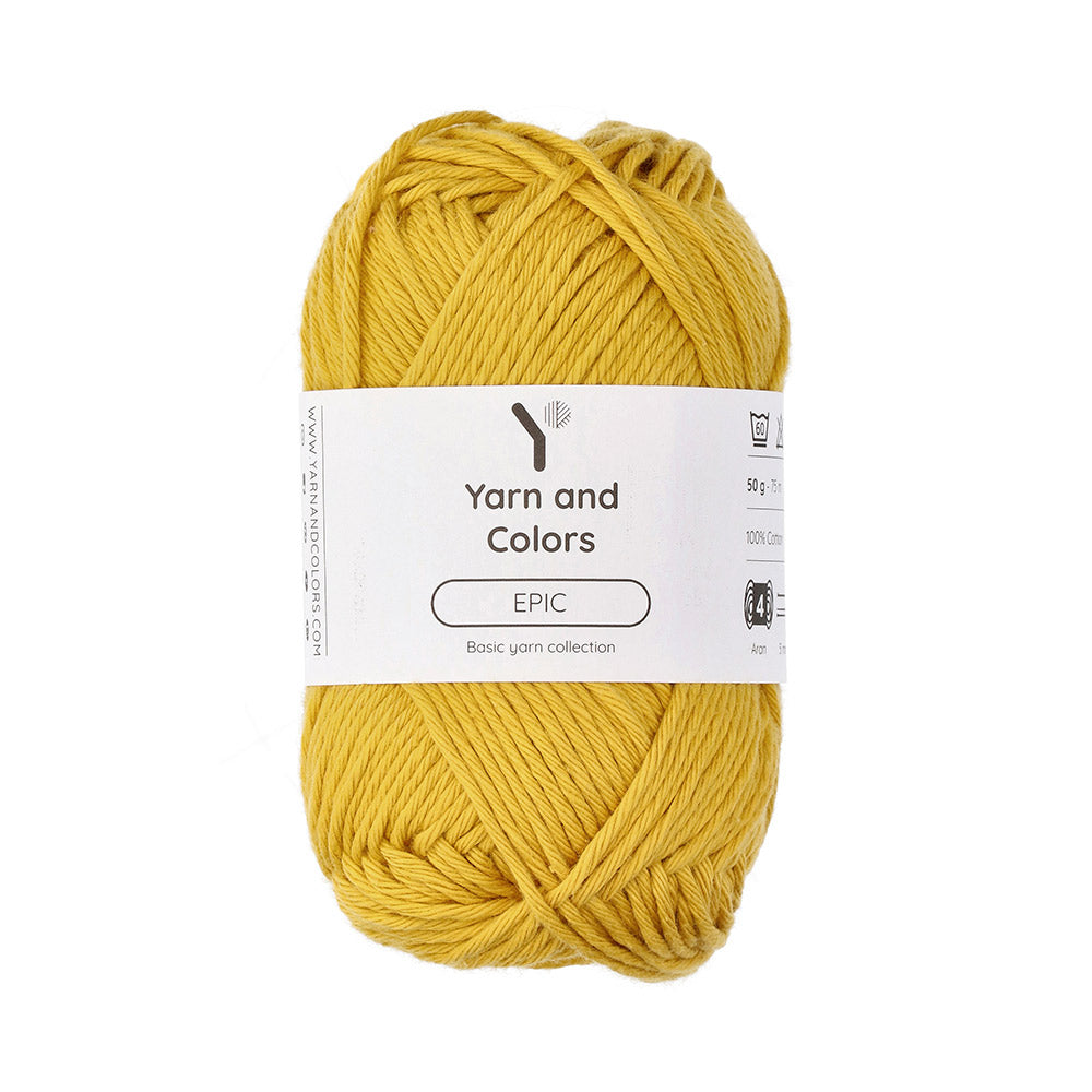 Yarn and Colors Epic 128 Brass - bol garen in deze kleur