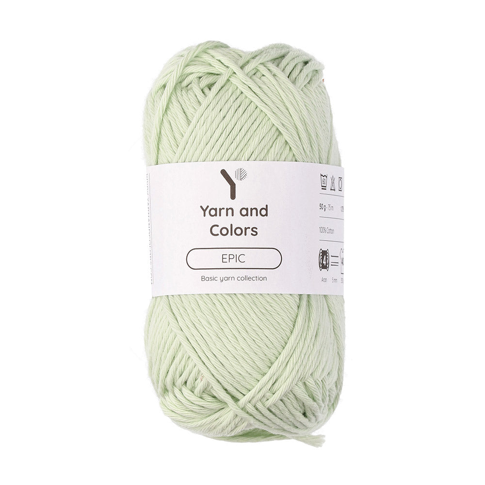 Yarn and Colors Epic 139 Dew - bol garen in deze kleur
