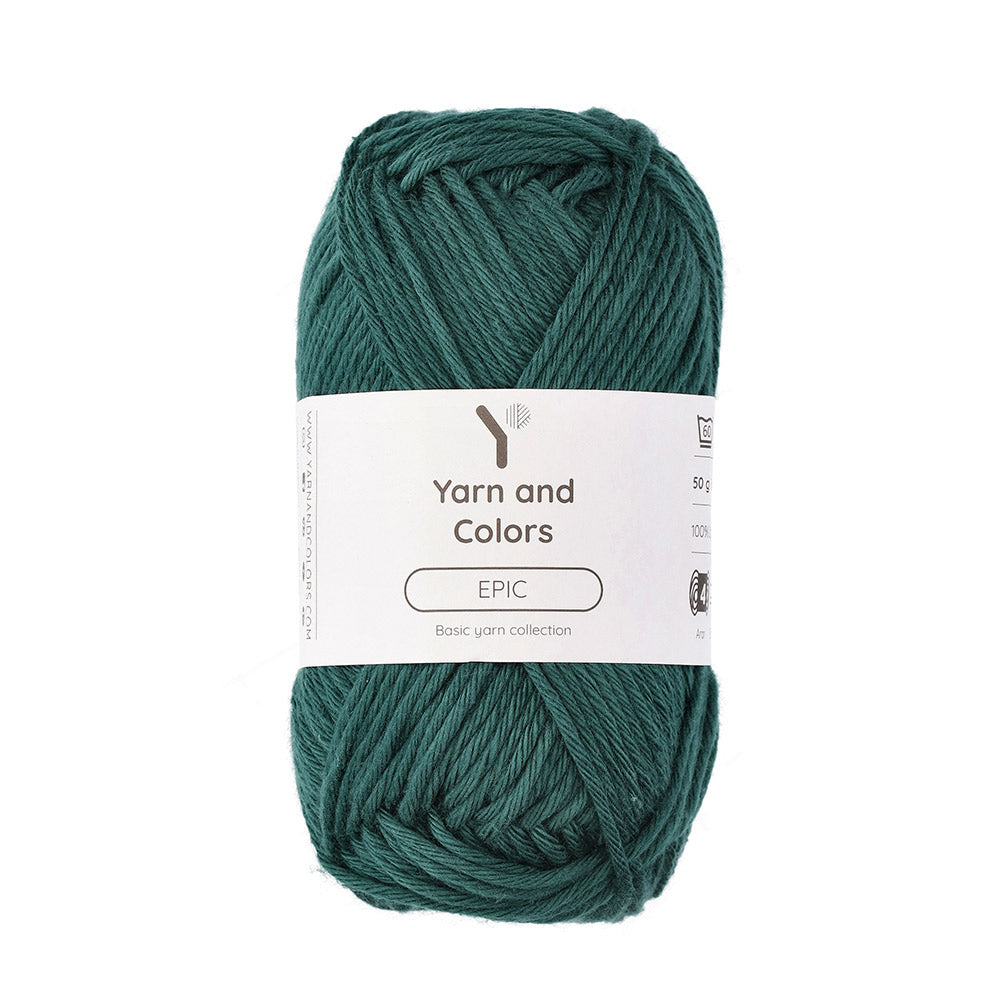 Yarn and Colors Epic 140 Pine - bol garen in deze kleur