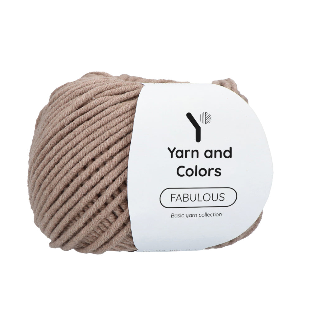 Yarn and Colors Fabulous 005 Clay - bol garen in deze kleur
