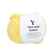 Yarn and Colors Fabulous 011 Golden Glow - bol garen in deze kleur