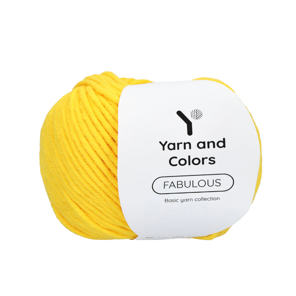 Yarn and Colors Fabulous 013 Sunglow - bol garen in deze kleur