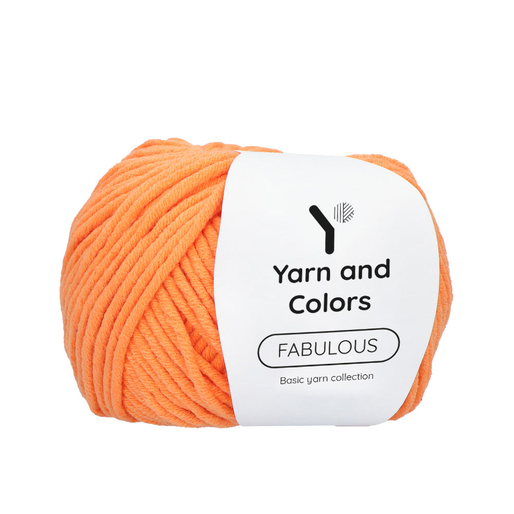 Yarn and Colors Fabulous 016 Cantaloupe - bol garen in deze kleur