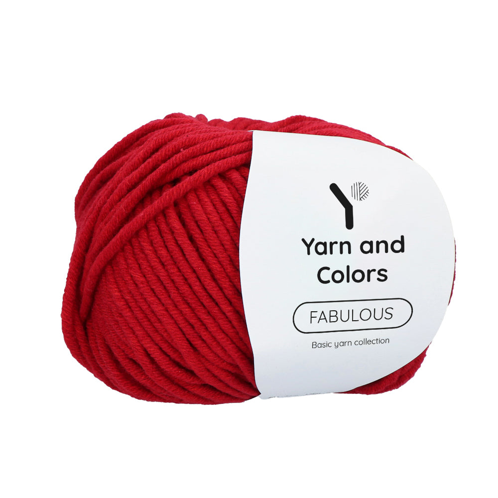 Yarn and Colors Fabulous 030 Red Wine - bol garen in deze kleur