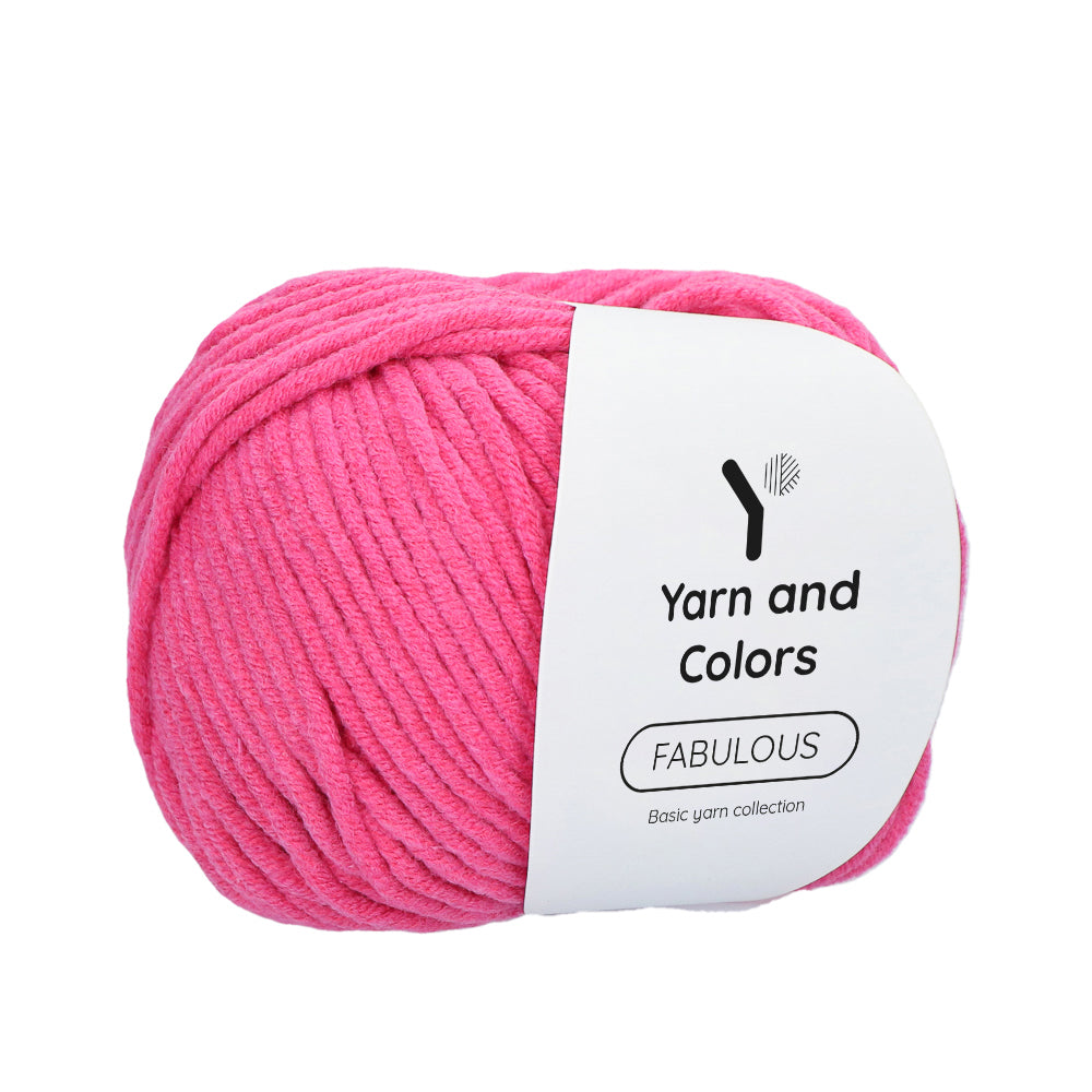 Yarn and Colors Fabulous 035 Girly Pink - bol garen in deze kleur