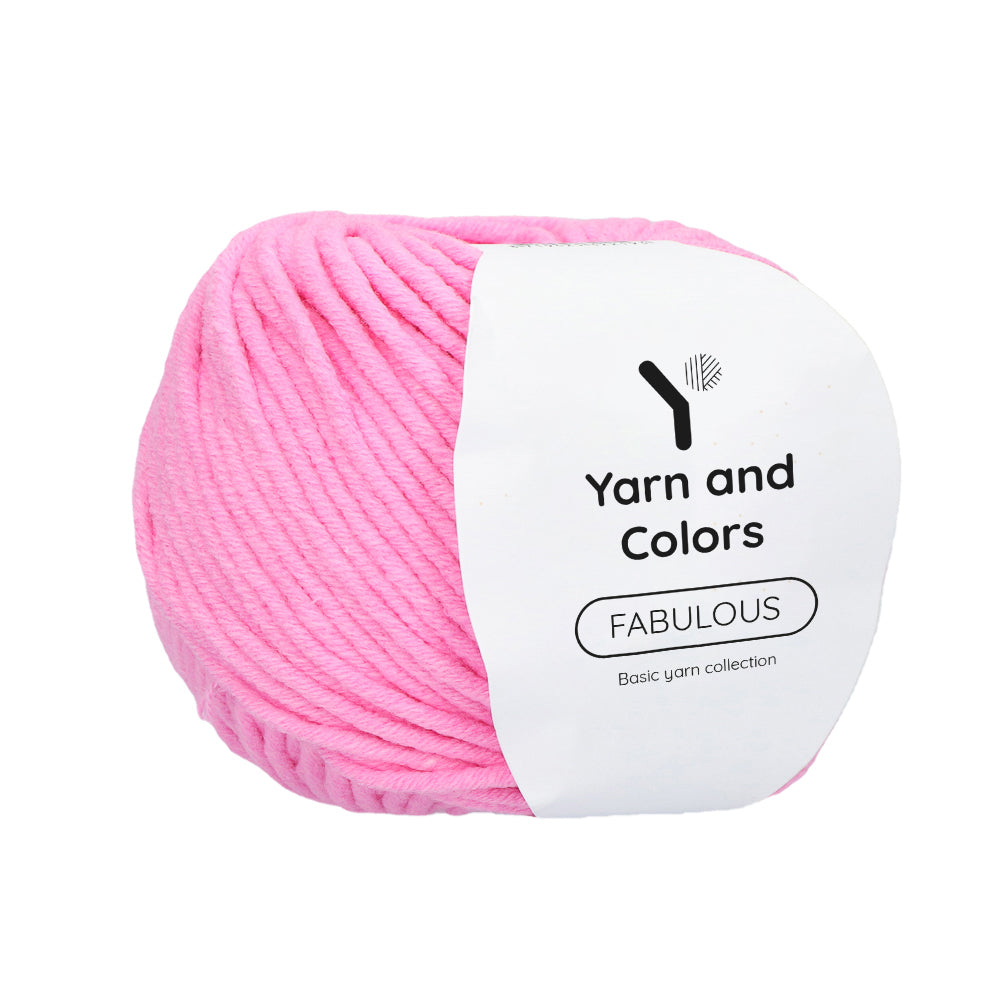 Yarn and Colors Fabulous 037 Cotton Candy - bol garen in deze kleur