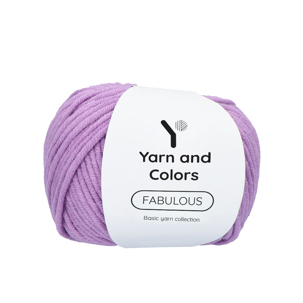 Yarn and Colors Fabulous 053 Violet - bol garen in deze kleur