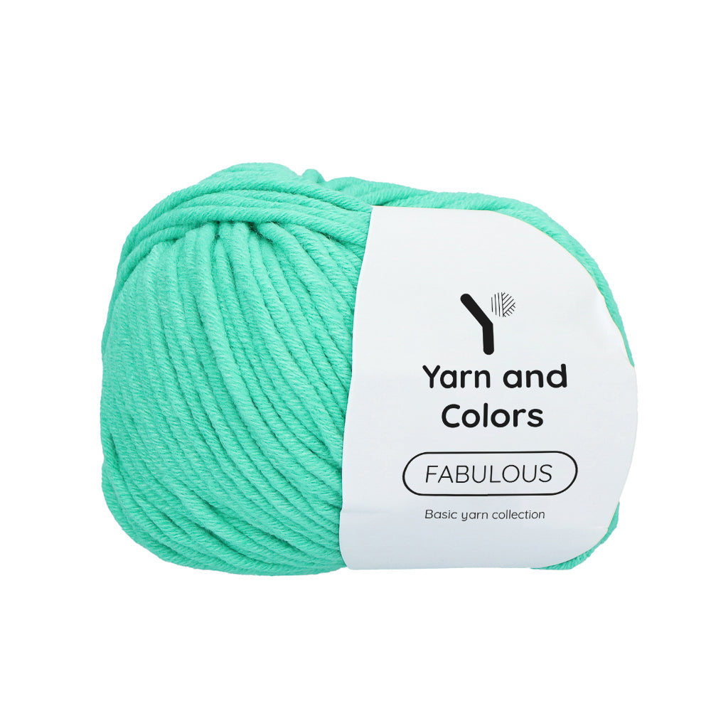 Yarn and Colors Fabulous 076 Mint - bol garen in deze kleur