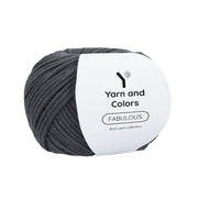 Yarn and Colors Fabulous 098 Graphite - bol garen in deze kleur