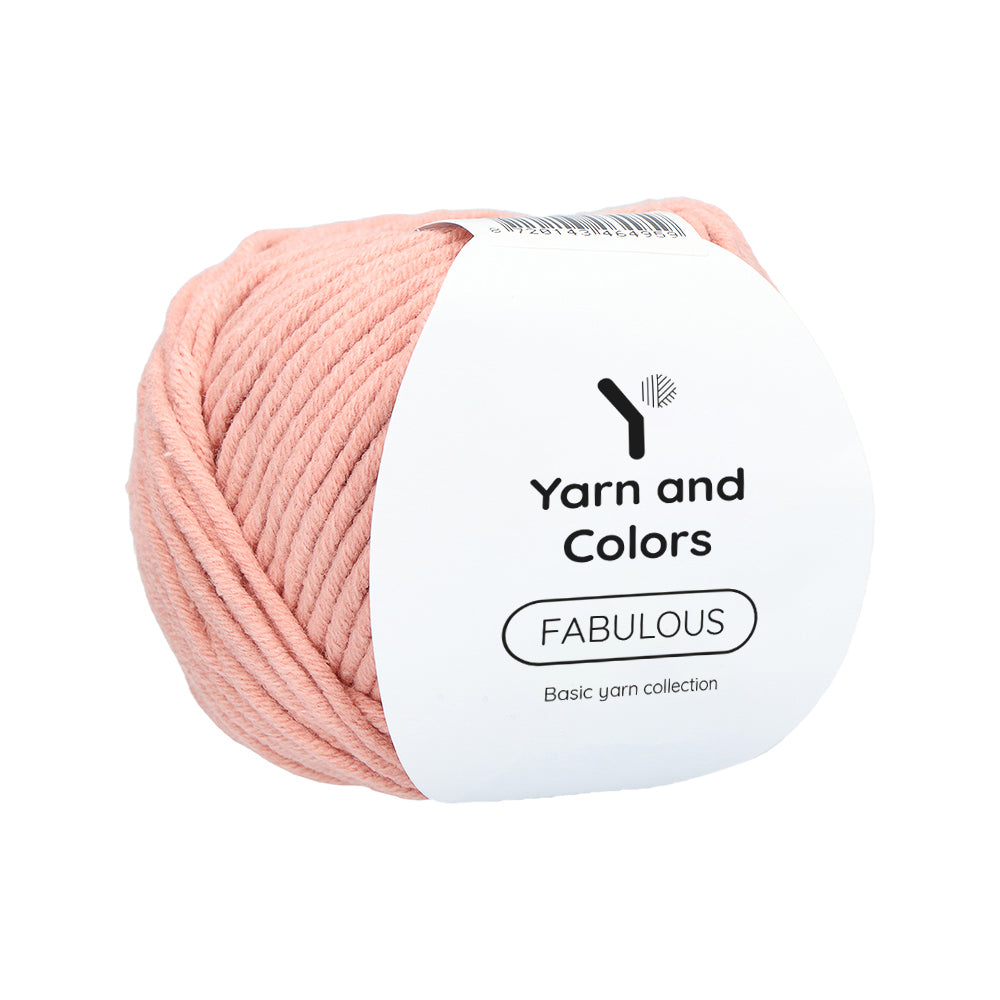 Yarn and Colors Fabulous 101 Rosé - bol garen in deze kleur