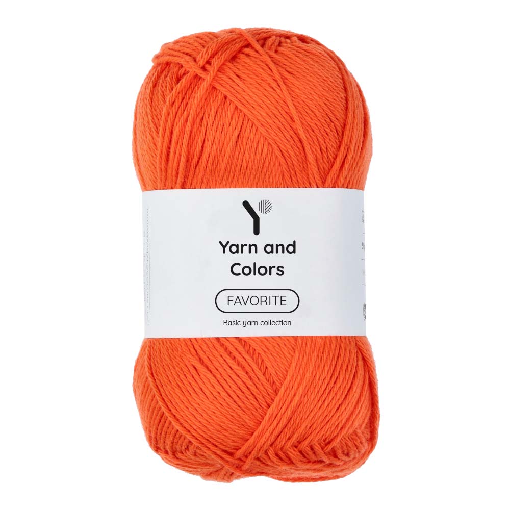 Yarn and Colors Favorite 021 Sunset - bol garen in deze kleur