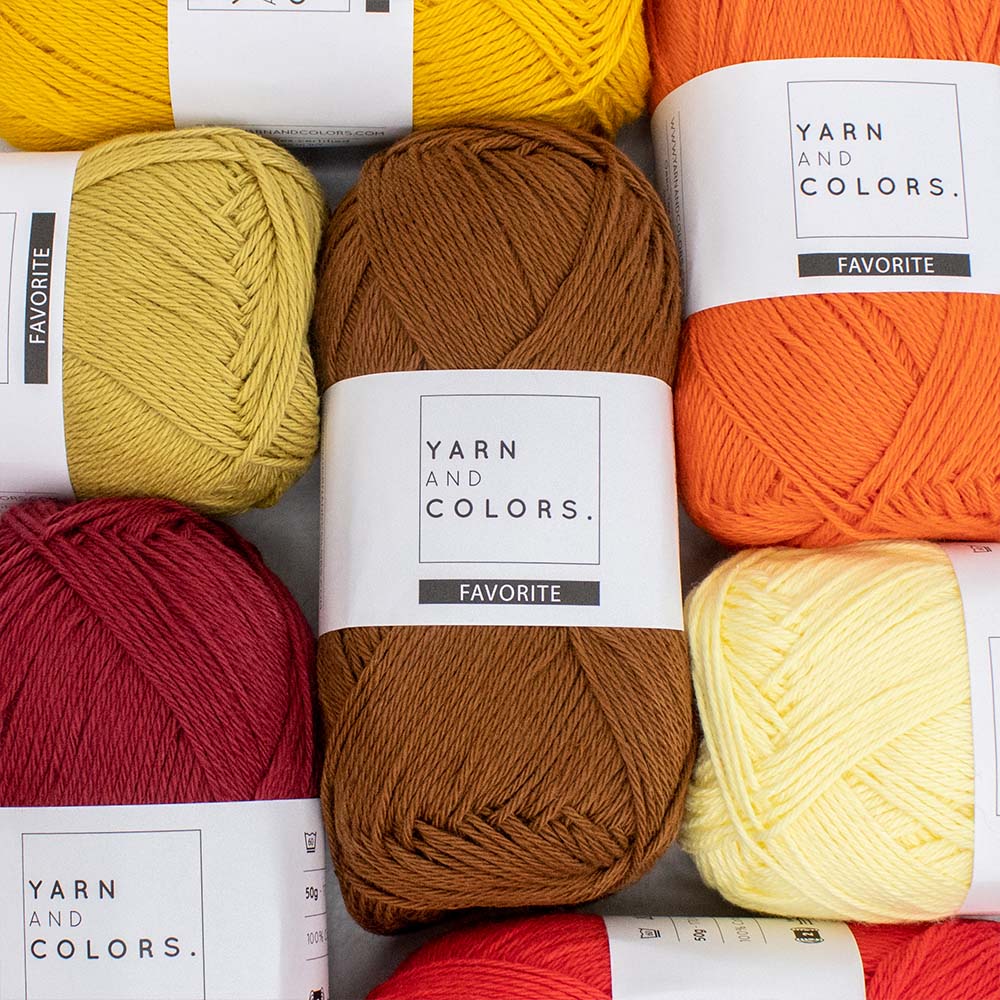 Geel — sfeerbeeld met Yarn and Colors Favorite