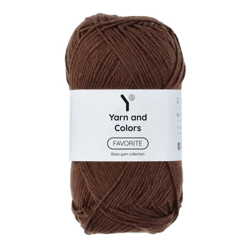 Yarn and Colors Favorite 028 Soil - bol garen in deze kleur