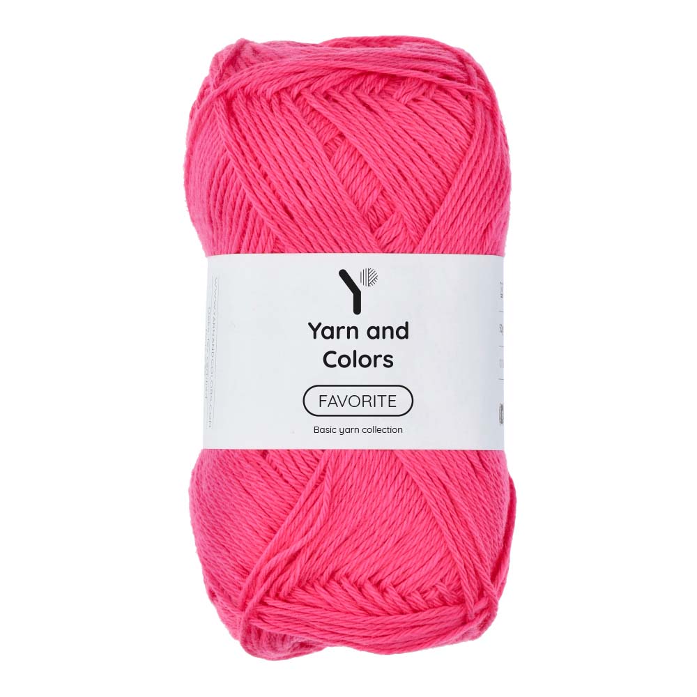 Yarn and Colors Favorite 035 Girly Pink - bol garen in deze kleur
