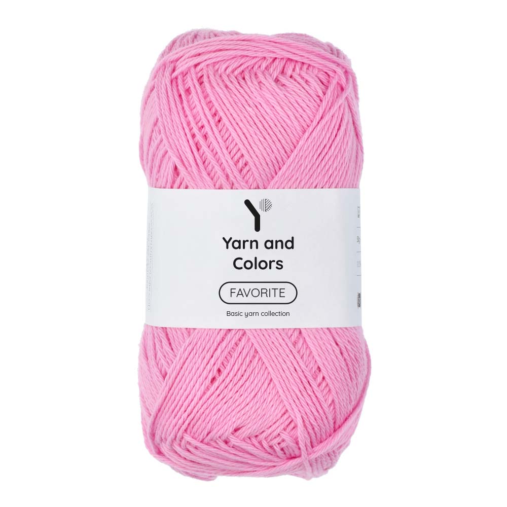 Yarn and Colors Favorite 037 Cotton Candy - bol garen in deze kleur