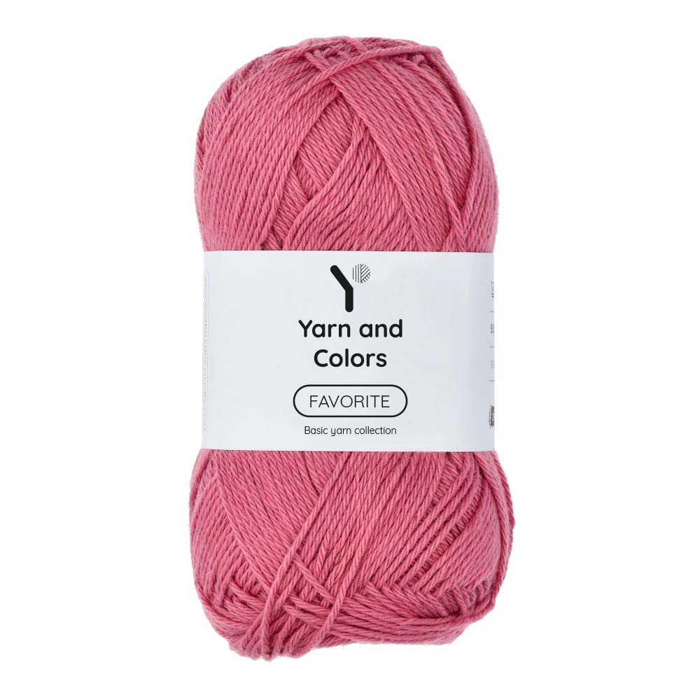 Yarn and Colors Favorite 048 Antique Pink - bol garen in deze kleur