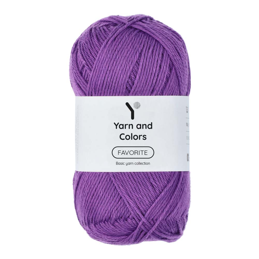 Yarn and Colors Favorite 055 Lilac - bol garen in deze kleur