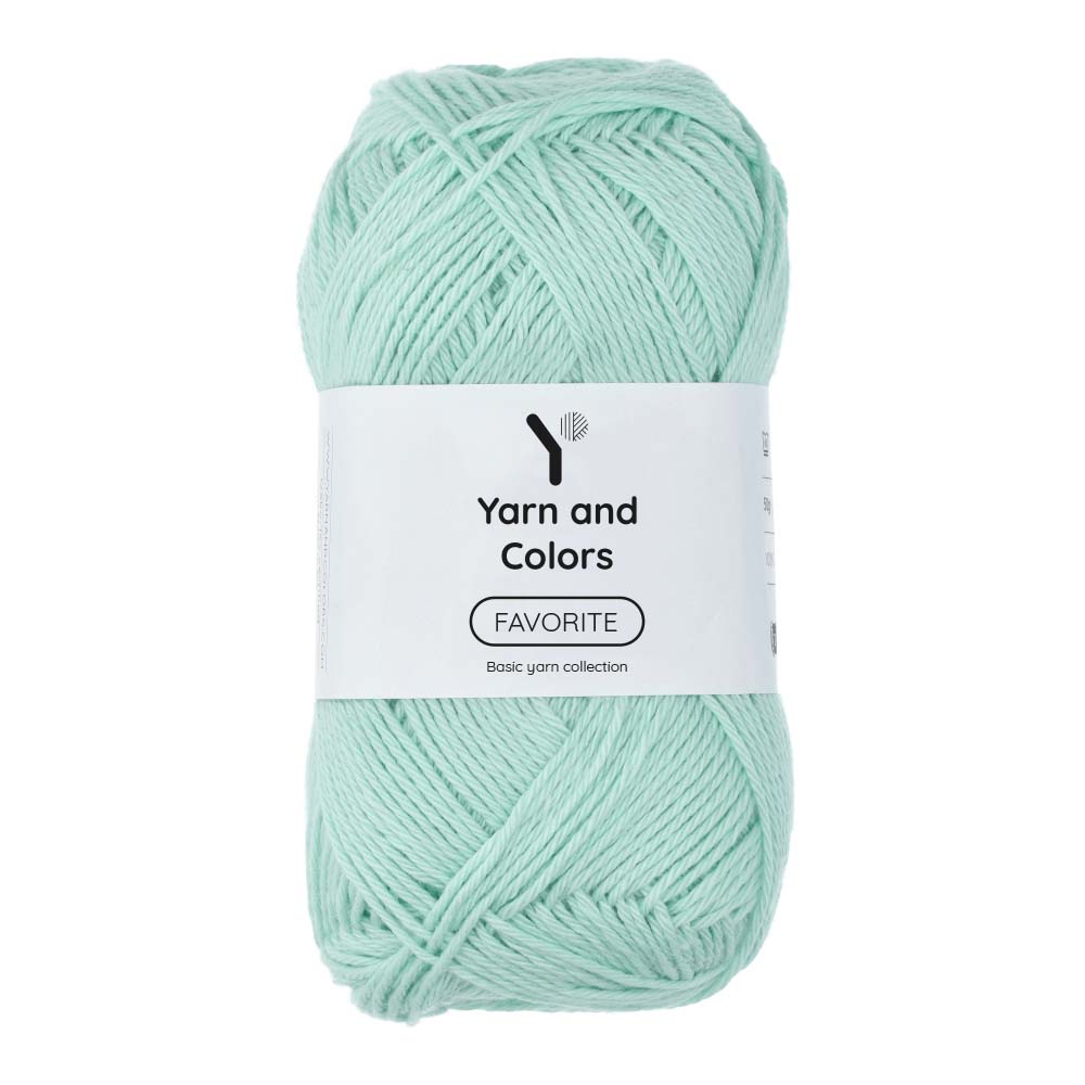 Yarn and Colors Favorite 073 Jade Gravel - bol garen in deze kleur