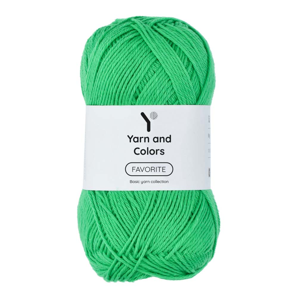 Yarn and Colors Favorite 086 Peony Leaf - bol garen in deze kleur