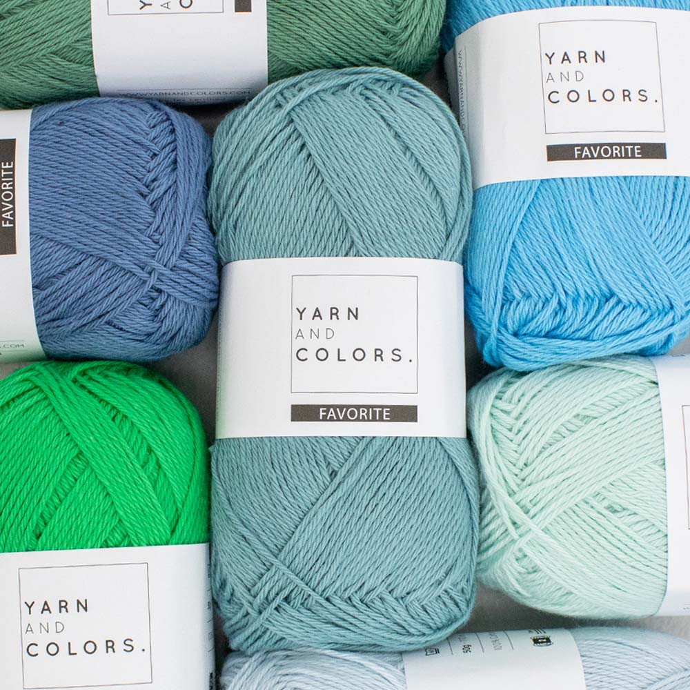 Blauw — sfeerbeeld met Yarn and Colors Favorite
