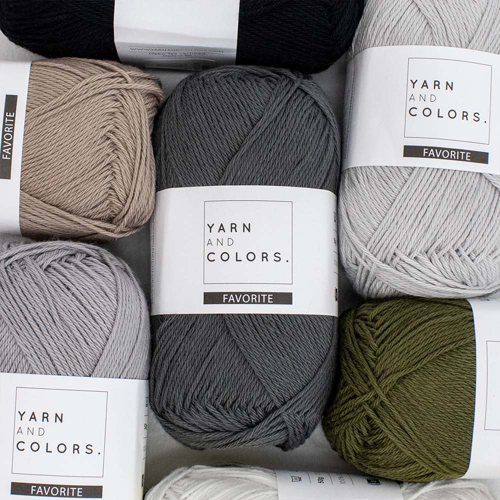 Grijs — sfeerbeeld met Yarn and Colors Favorite