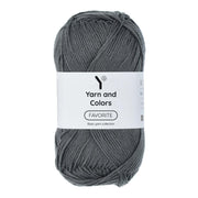Yarn and Colors Favorite 098 Graphite - bol garen in deze kleur