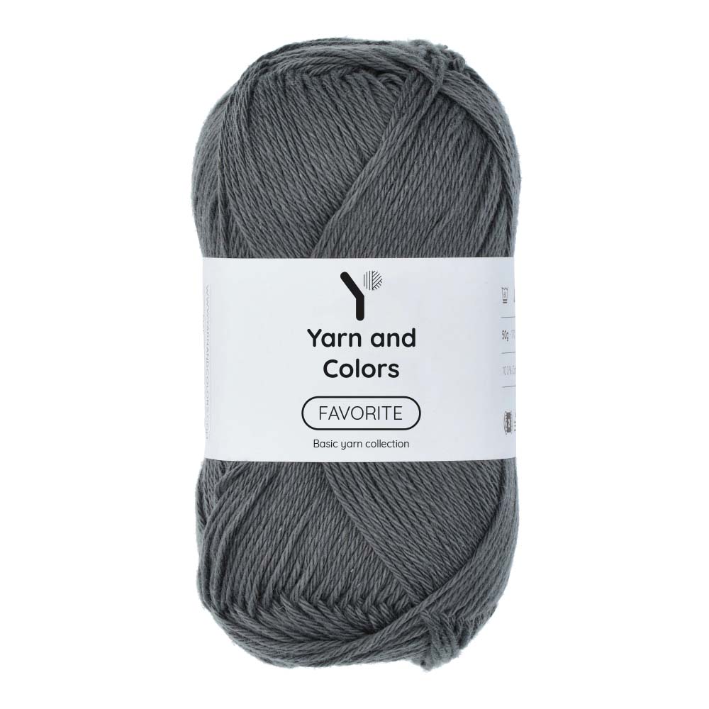 Yarn and Colors Favorite 098 Graphite - bol garen in deze kleur
