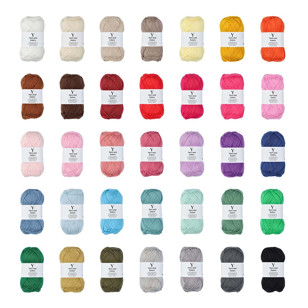Yarn and Colors Favorite Alle Kleuren Pakket