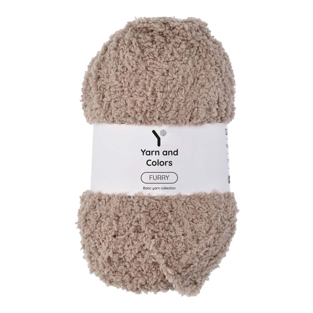 Yarn and Colors Furry 005 Clay - bol garen in deze kleur
